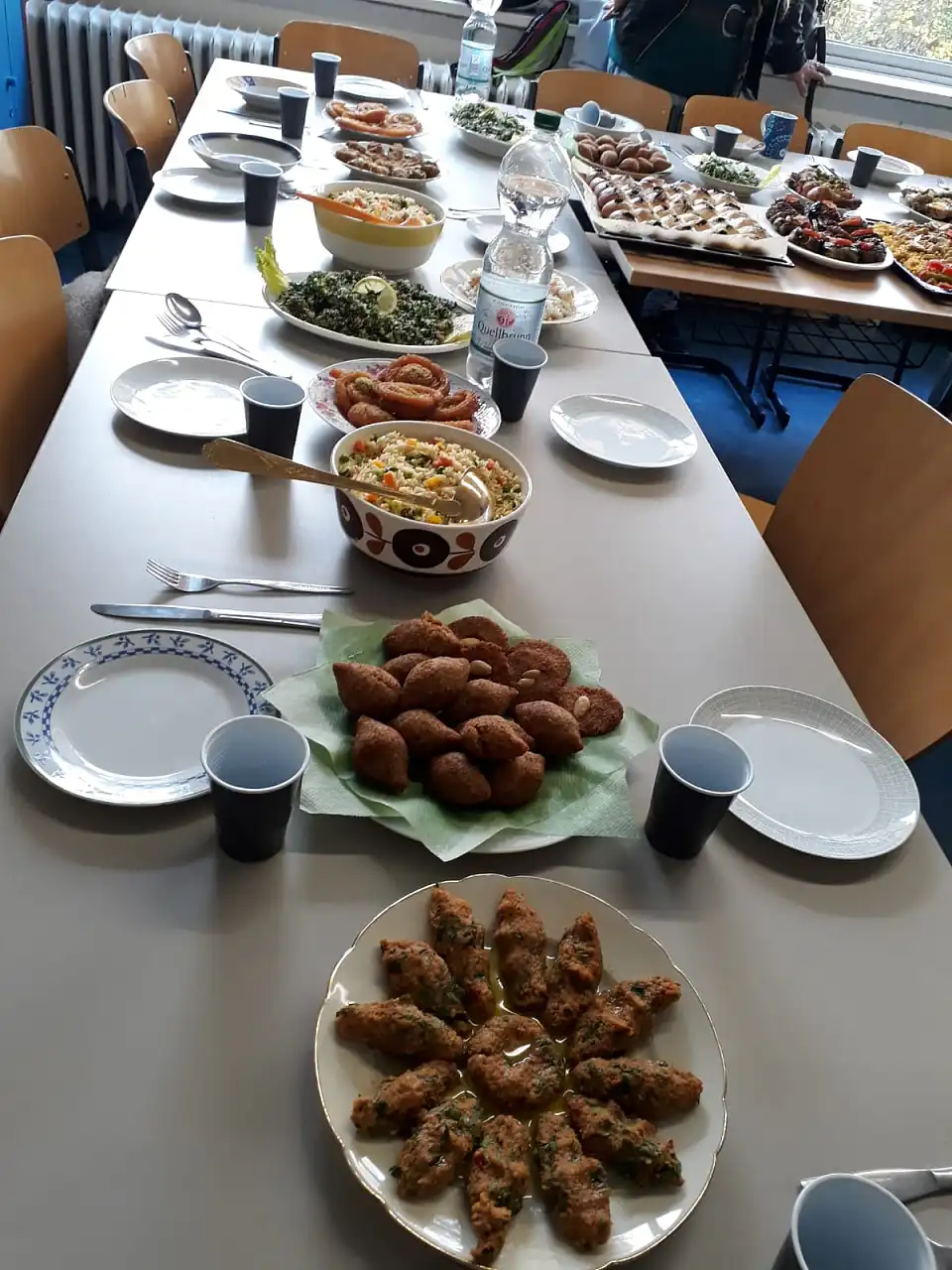 gedeckter Tisch