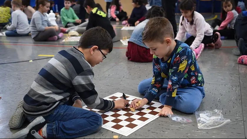 Beim Schachspielen